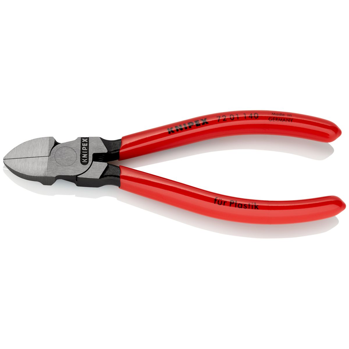 DIAGONAL CUTTING NIPPERS for plastics 7201 140mm Knipex