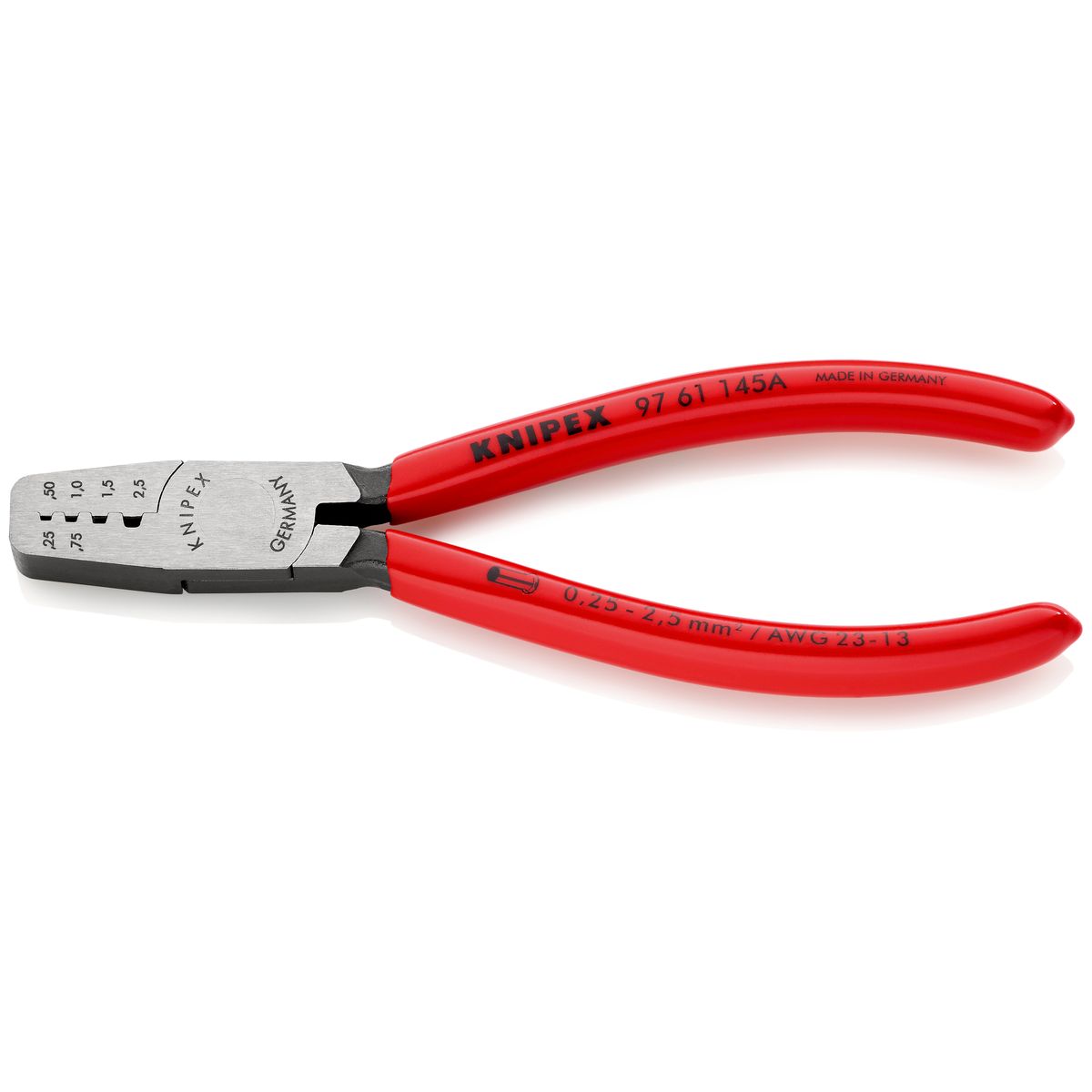 CRIMPING PLIERS F. CABLE LINKS 9761145A Knipex