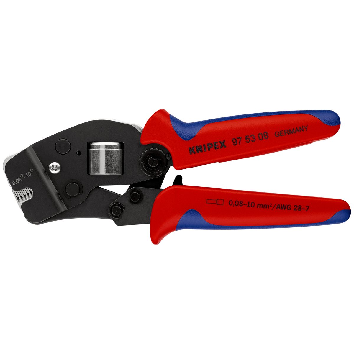 CRIMPING PLIERS F. CABLE LINKS 975308 Knipex