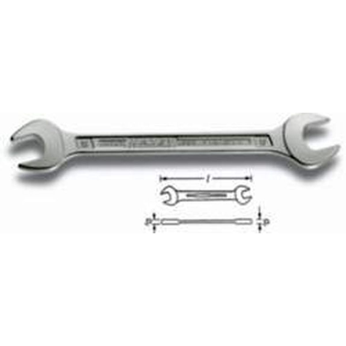 Double Open-End Wrench No.450N-8x9 Hazet®