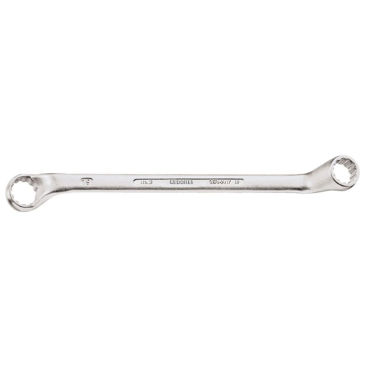 Double ended ring spanner offset 6x7mm No.2 6x7 Gedore