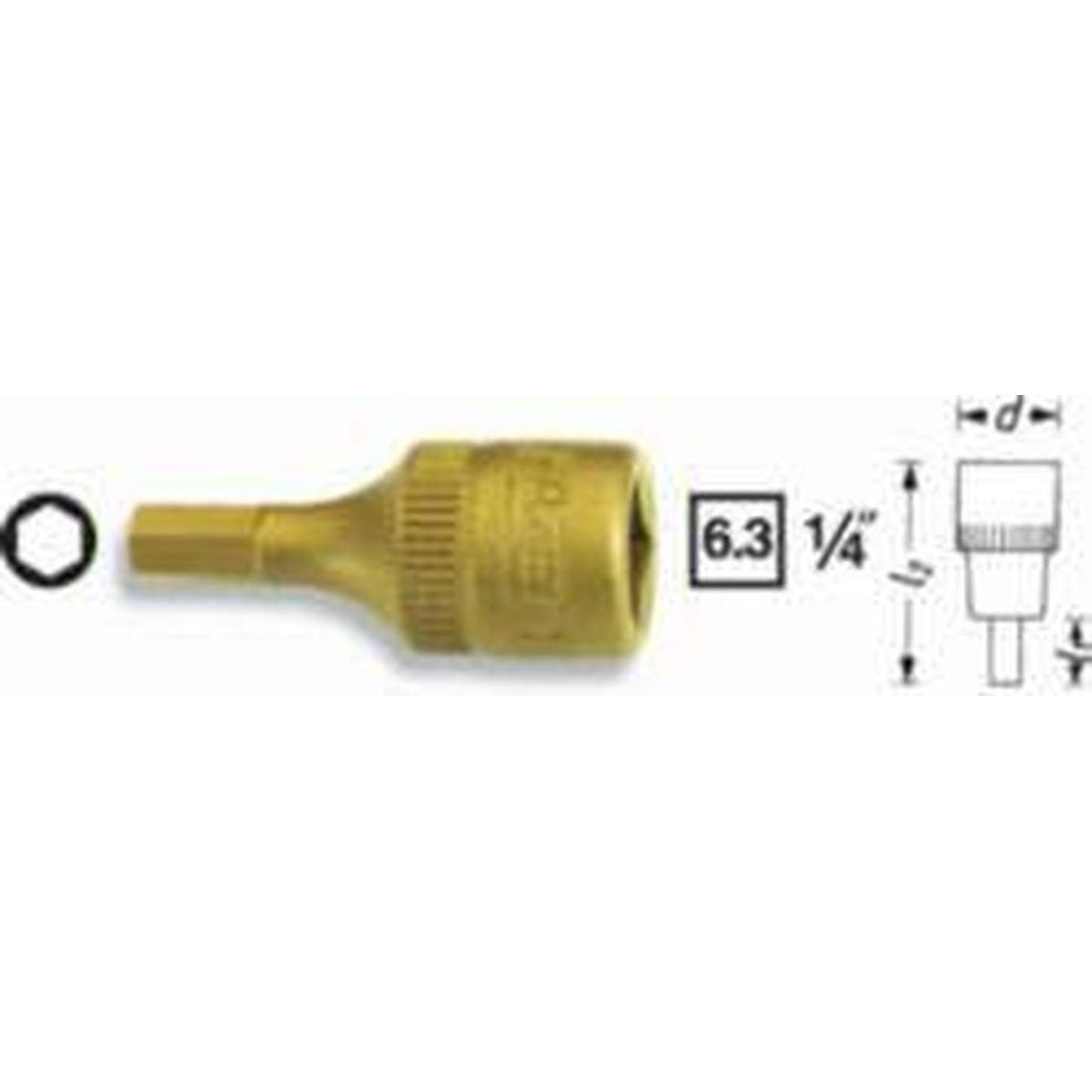 Screwdriver Socket No.8501-2.5 Hazet®