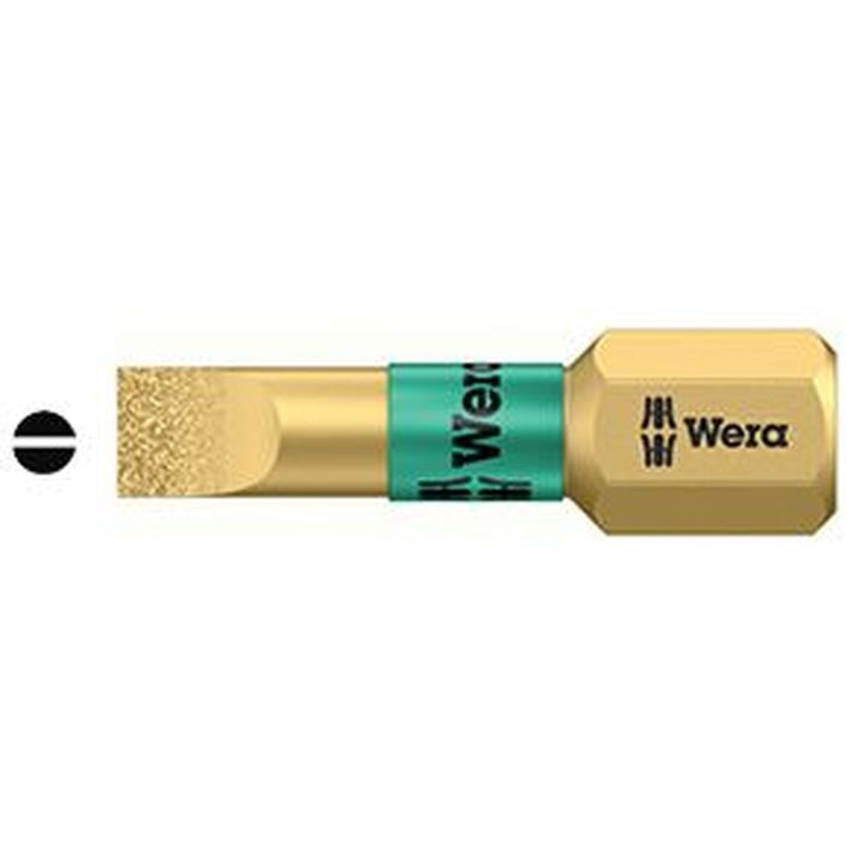 WERA Slotted Bits, BiTorsion 800/1 BDC 0,8 x 5,5 x 25 mm