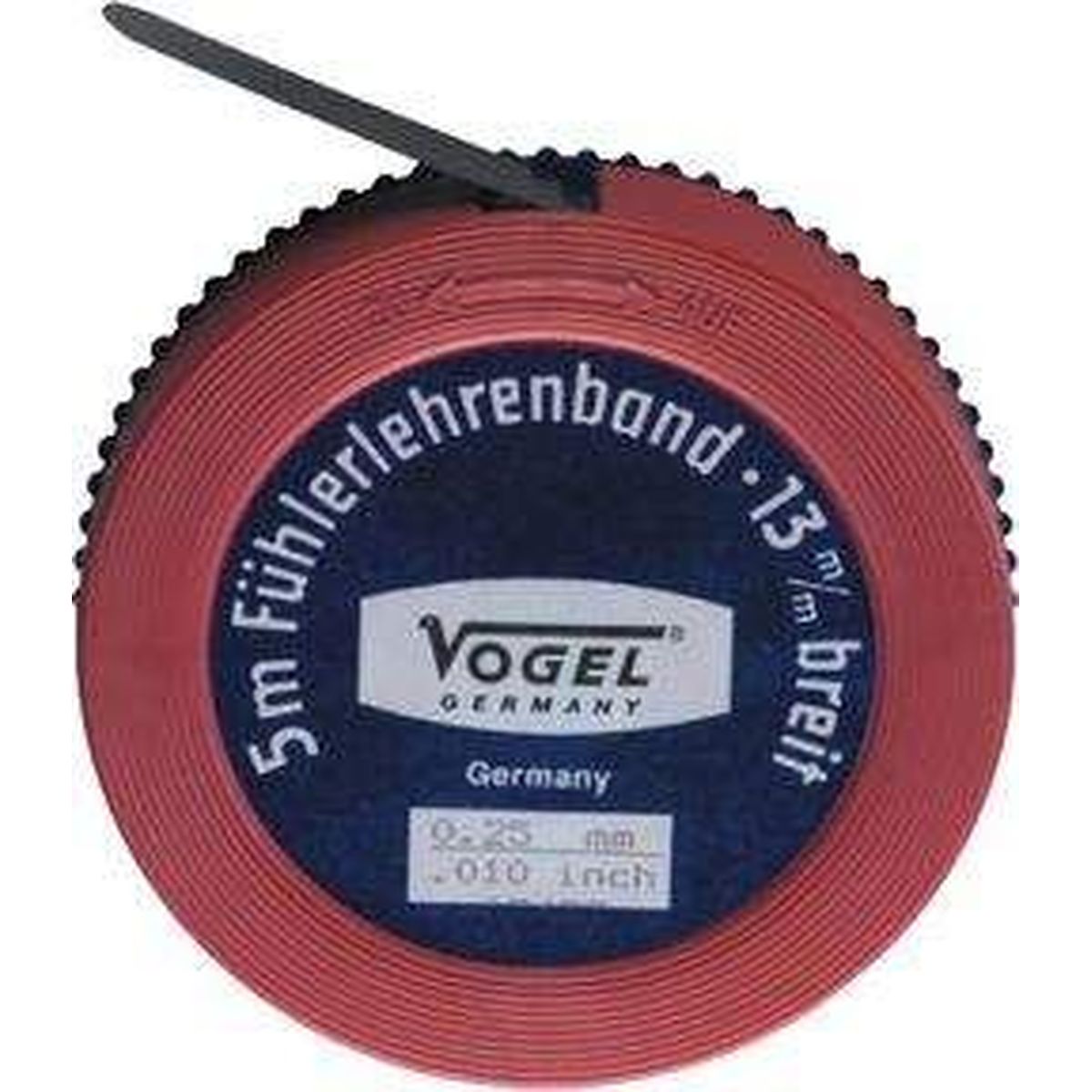 Feeler Gauge Band 0 10mm/.00412 7 mm x 5 VOGEL GERMANY