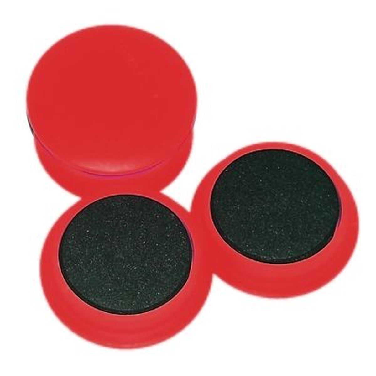 Rundmagnet Ø30mm rot  extra stark á 10St.