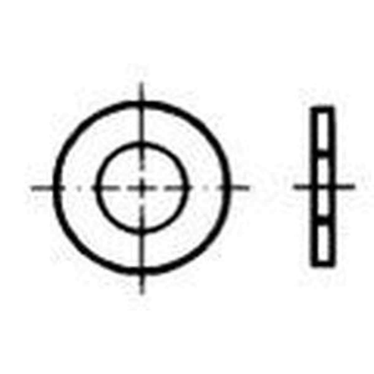 Scheibe DIN125 / ähnl ISO7089 1.4529/Alloy926 Ø6,4x12x1,6mm  