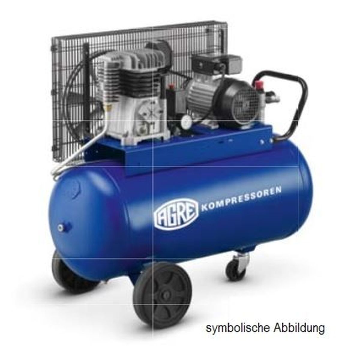 Kompressor Agre TWISTER Fahrbar 2500W  90l