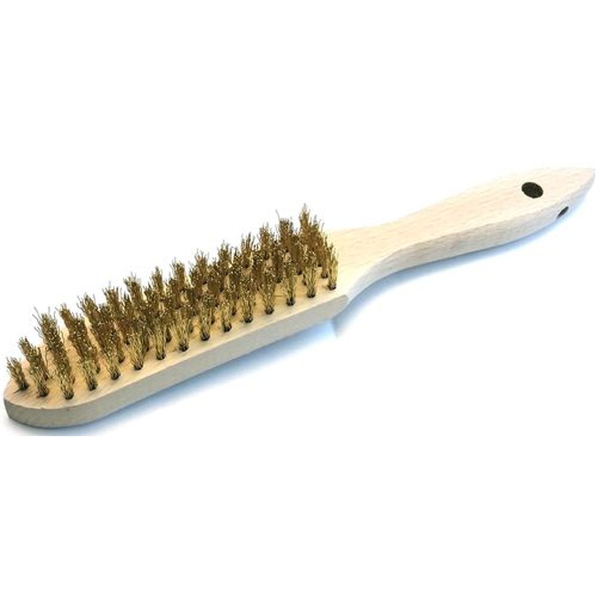 Hand Brushes 5 Rows Brass Wire Crimped 0 LESSMANN