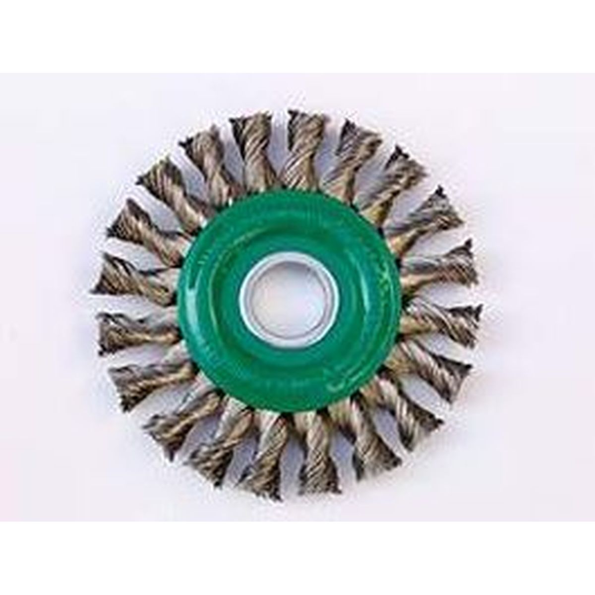 Rundbürste gezopft Ø125mm Draht 0,5mm  Edelstahl Lessmann®