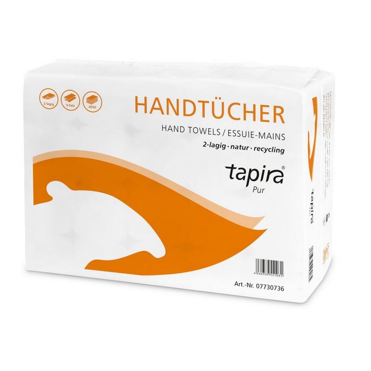 Handtuchpapier Tapira  250x230mm 2 lagig weiß