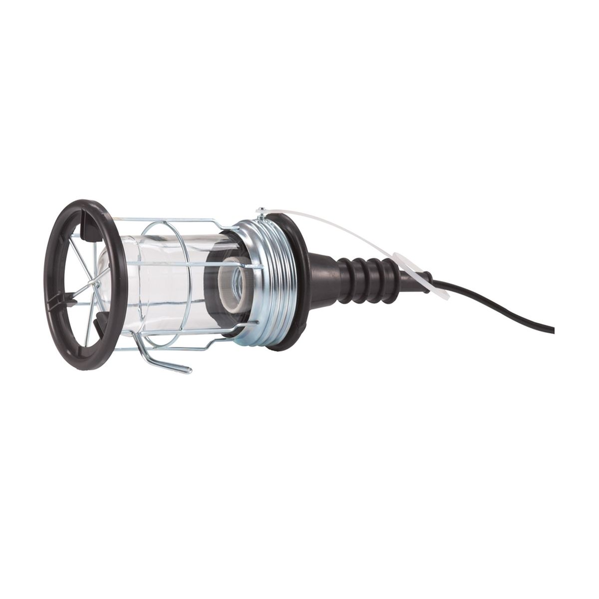 Handlampe gummiert 100W IP20  HEDI® HL10G schwarz