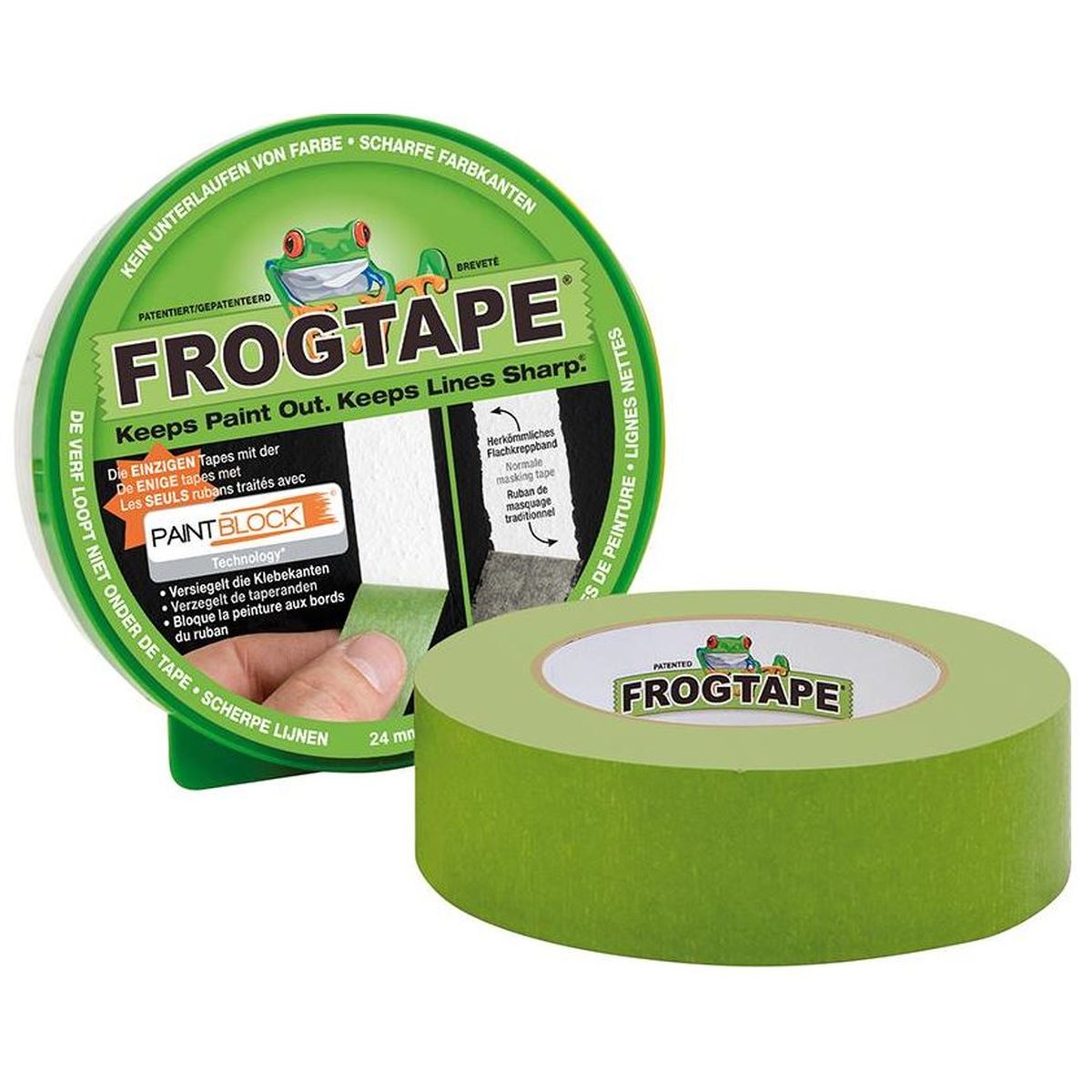 FrogTape® Malerband 24mm x 41,1m grün