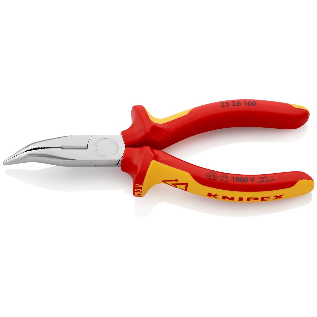 CHAIN NOSE SIDE CUTTING PLIERS 2526160 Knipex