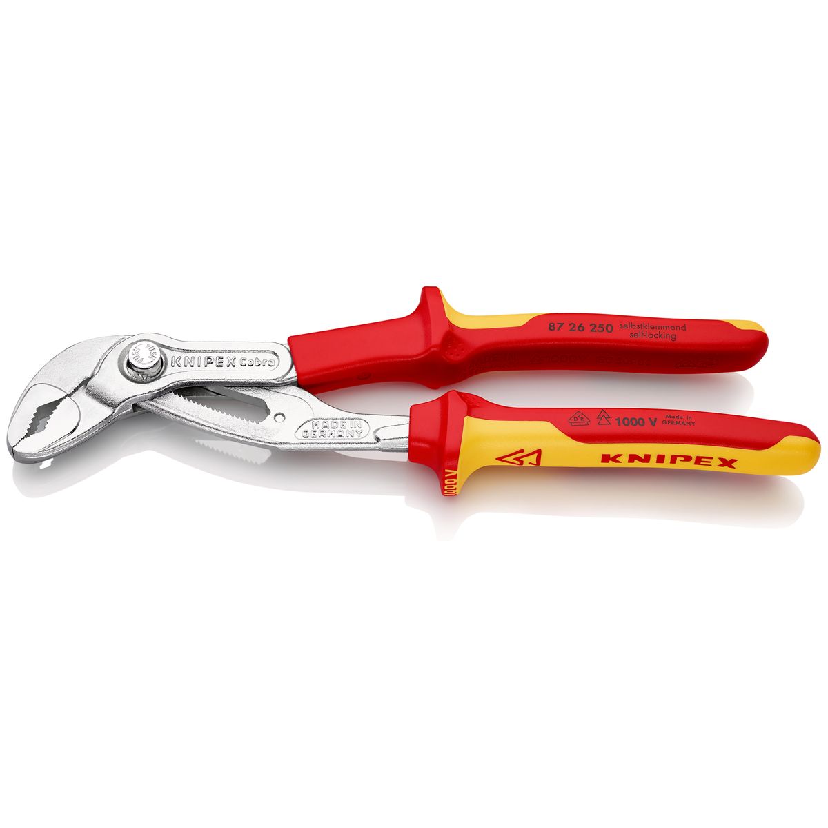 COBRA WATER PUMP PLIERS VDE 8726250 Knipex