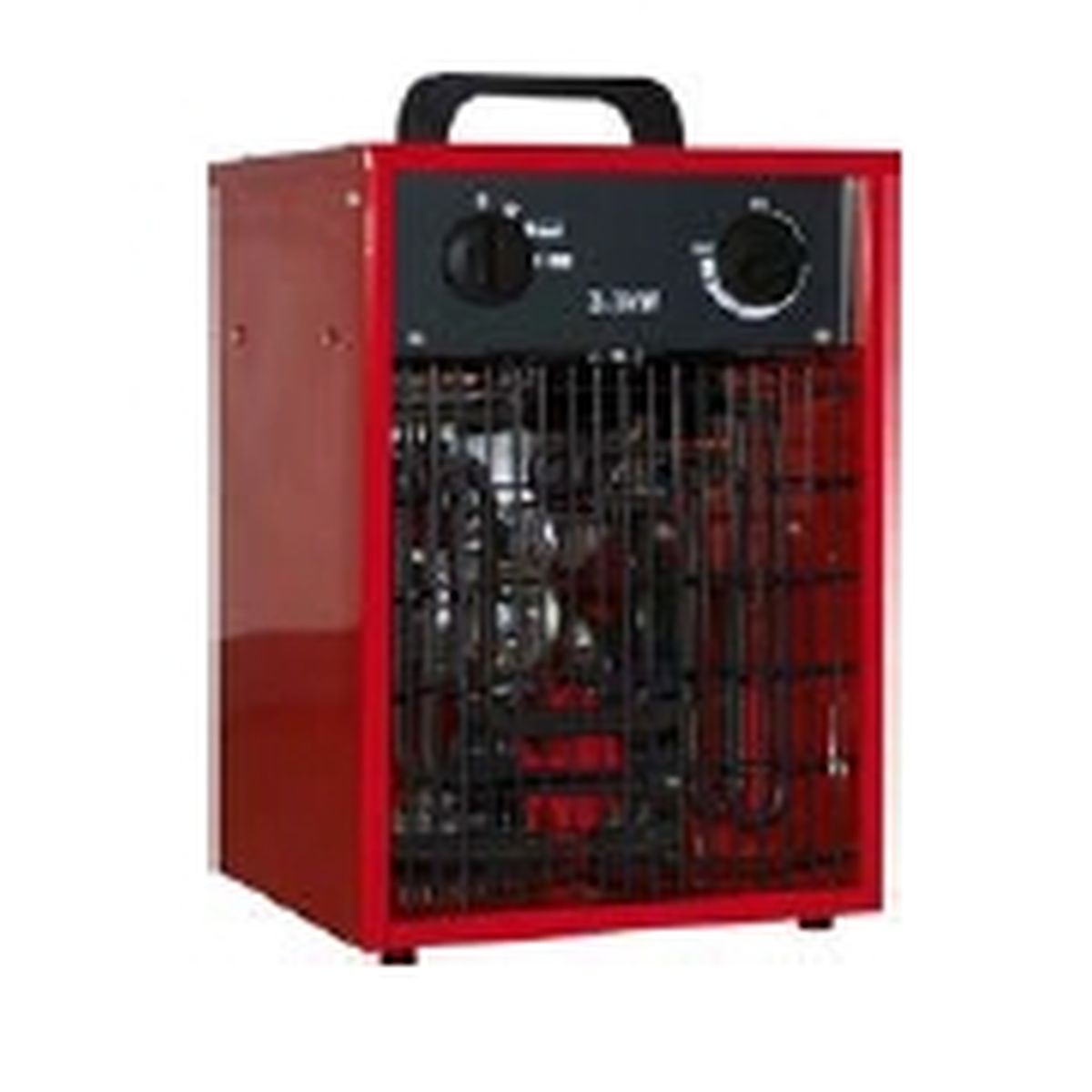 Heizlüfter 3300W Schaltstufen1,65/3,3kw 230V  250x250x390mm