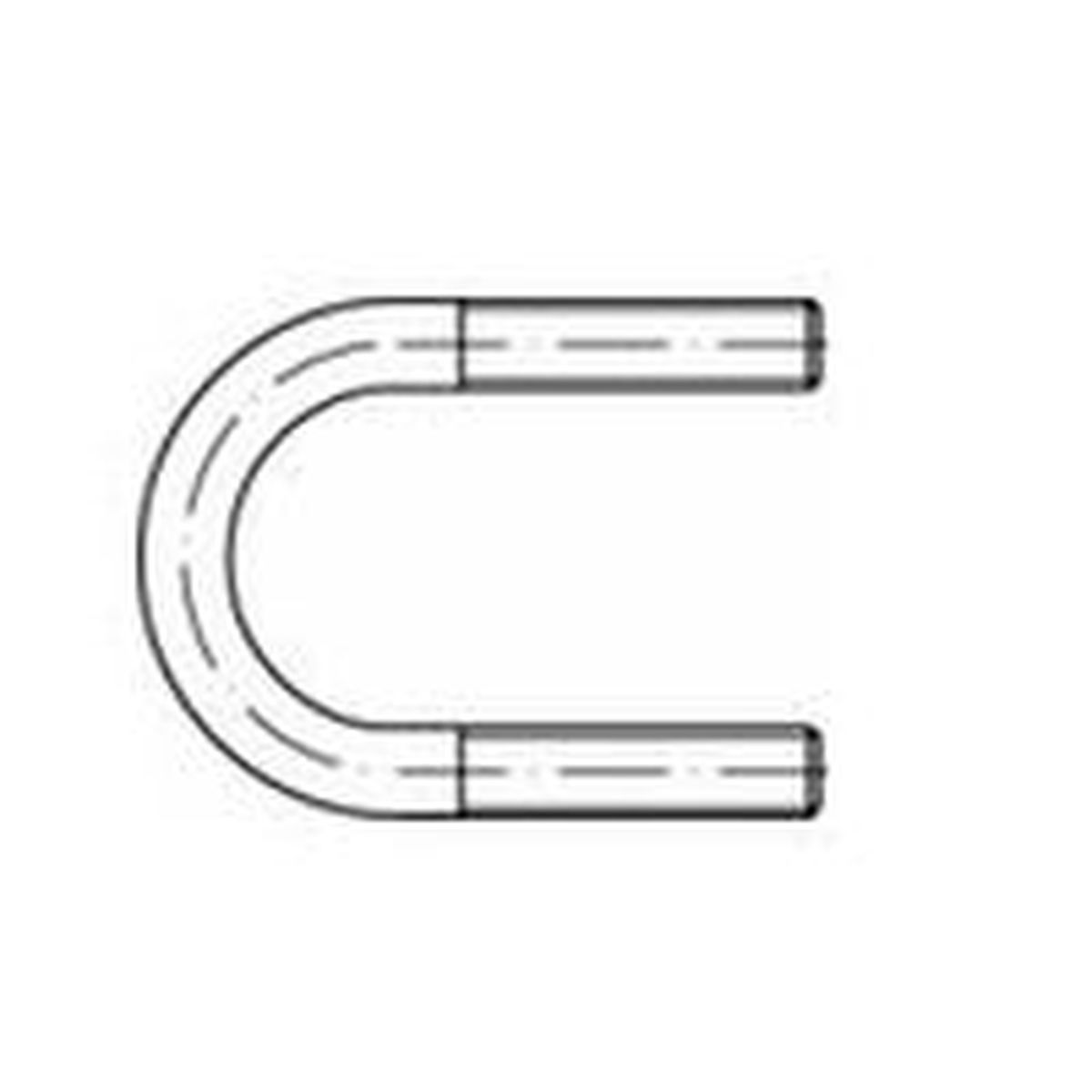 Rundstahlbügel DIN3570 Zn M16 NW150 - 6 A176 &nbsp;