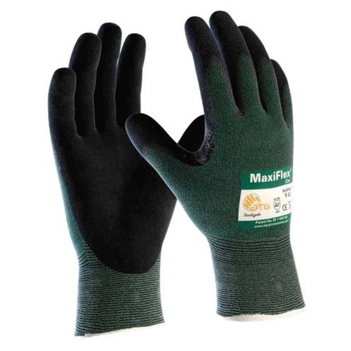 MaxiFlex® Cut™ Schnittschutz-Handschuhe Gr.9 grün/schwarz VE=12St:  