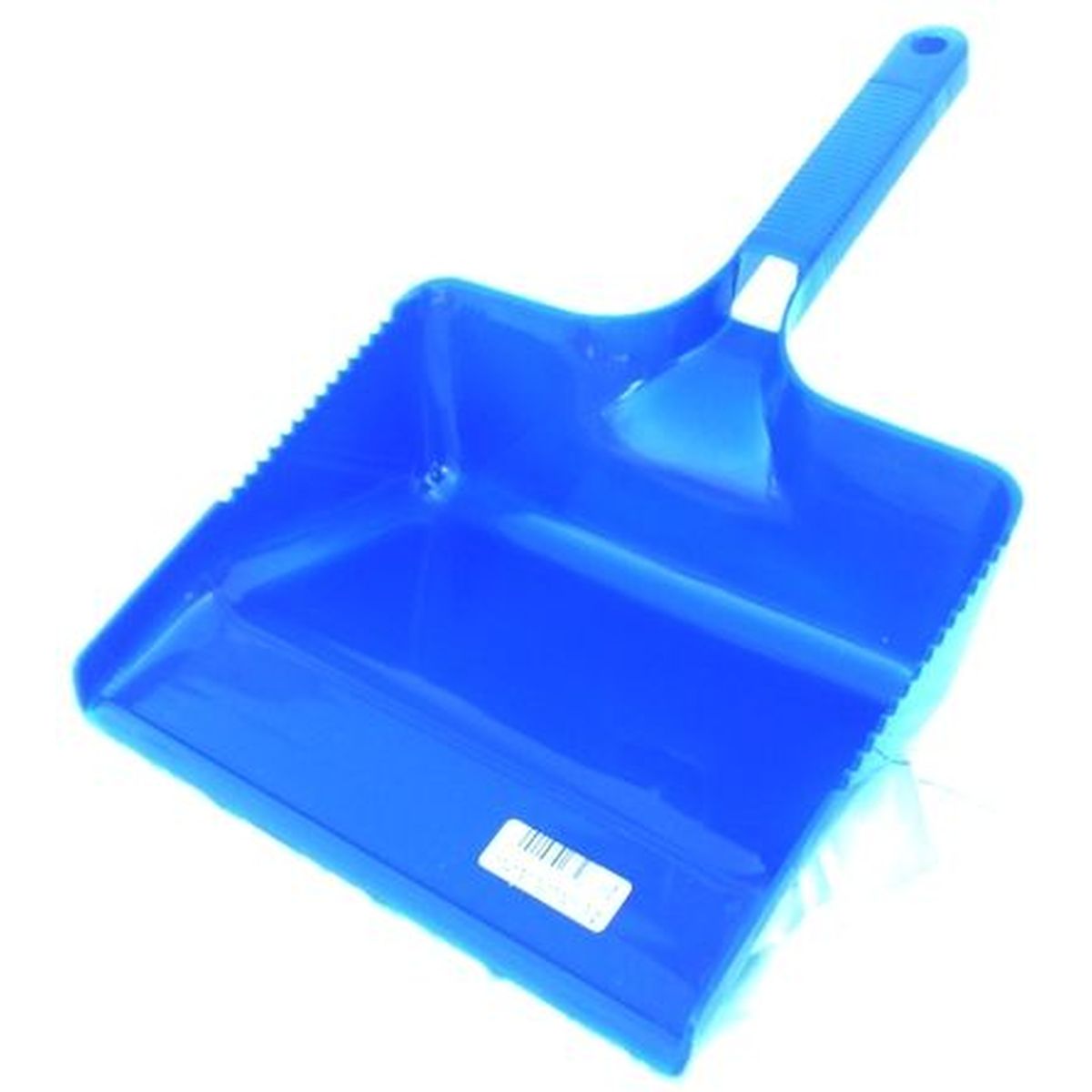Kehrschaufel eckig blau o. Lippe Kunststoff blau  mit Besenkamm 33350x222x110mm lebensmittelecht HACCP Haug
