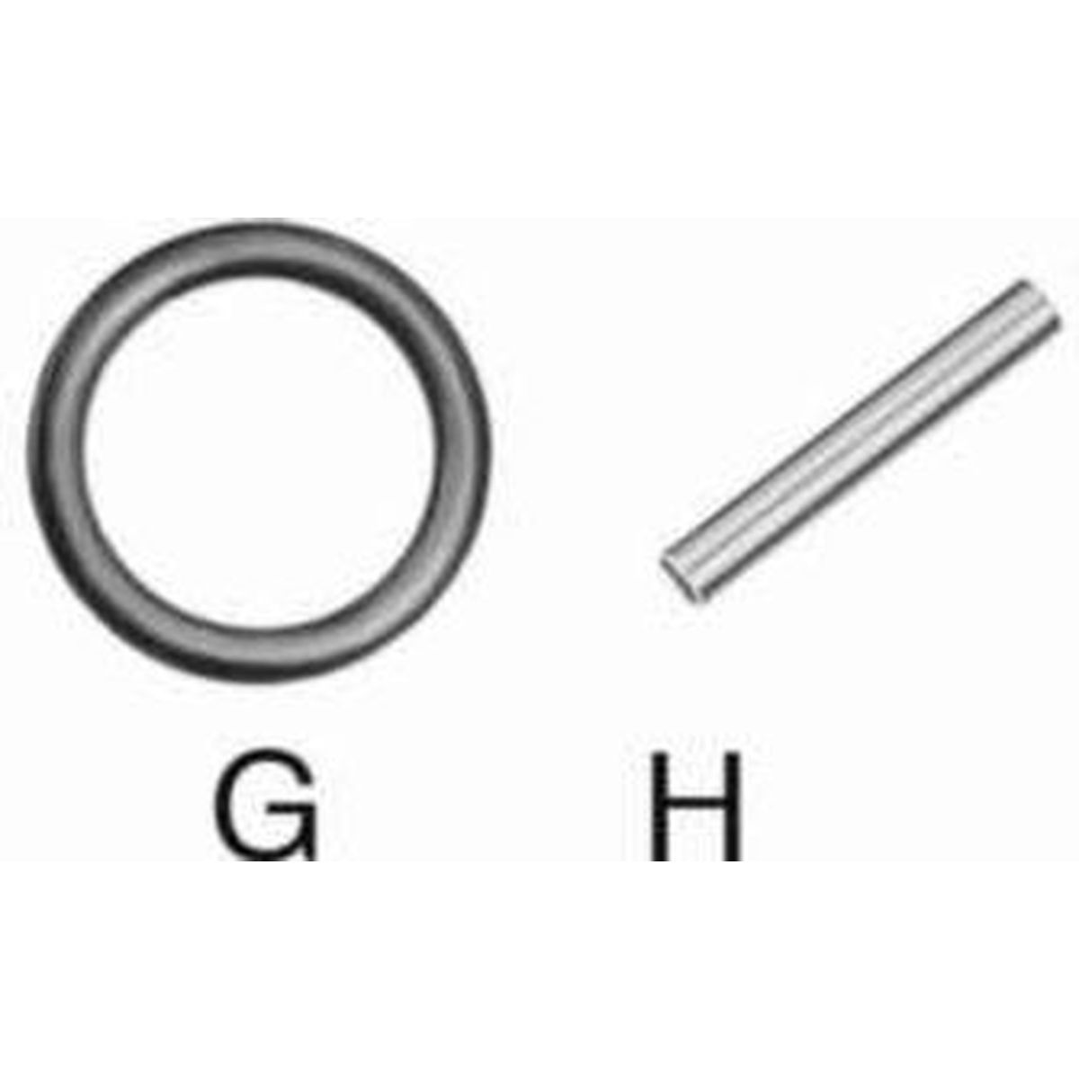 O-Ring and Connecting Pin No.1100S-G2260 Hazet®