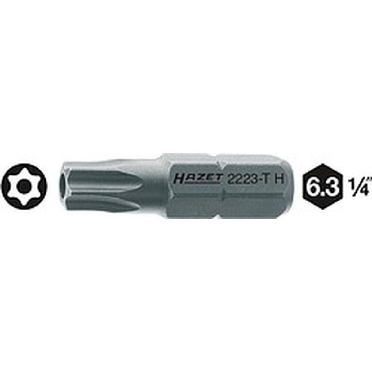 TORX® Screwdriver Bit No.2223-T10H Hazet®