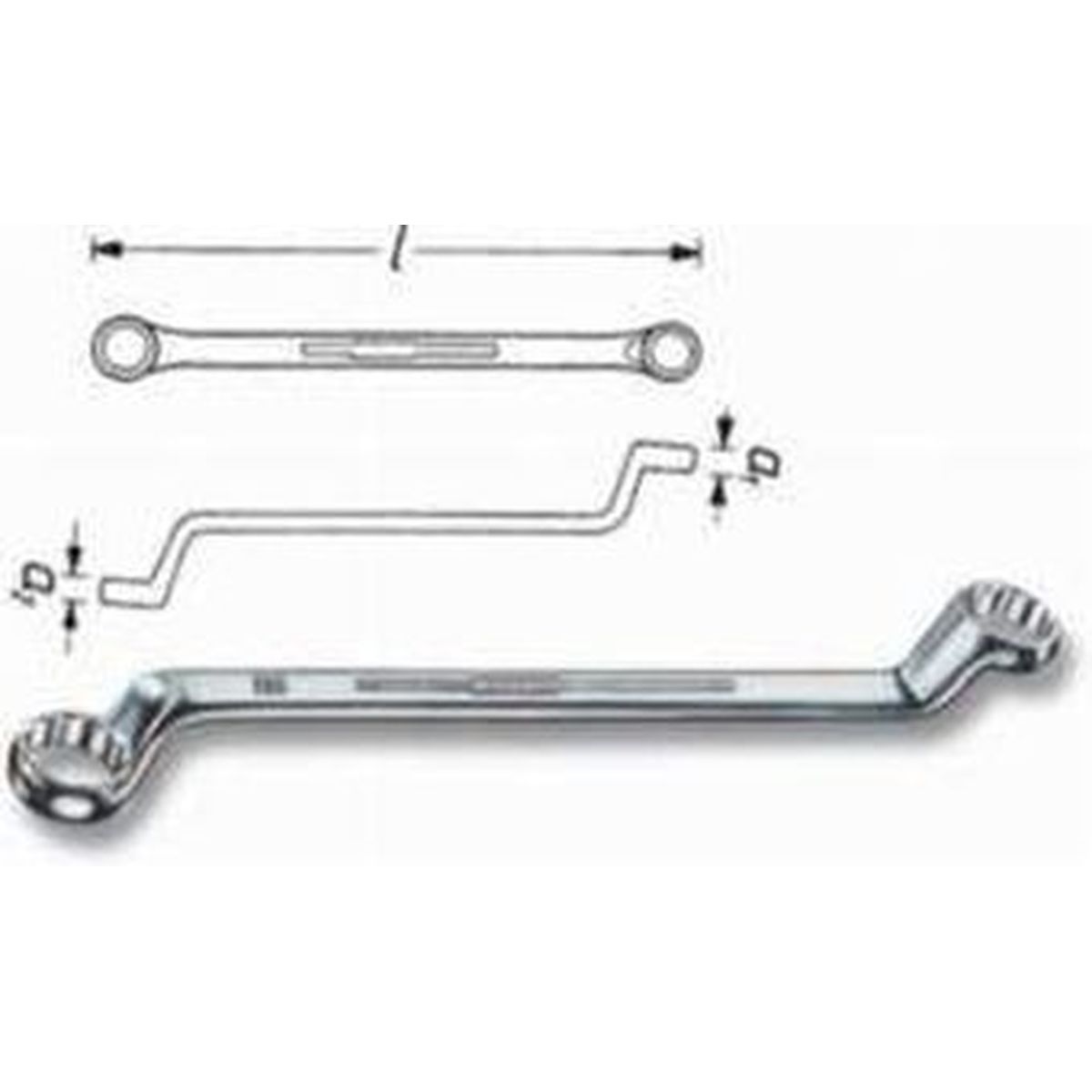 Double Box-End Wrench No.630A-3/4x7/8 Hazet®