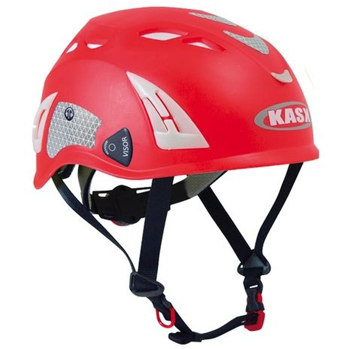 Helmet Plasma HI VIZ red fluo KASK