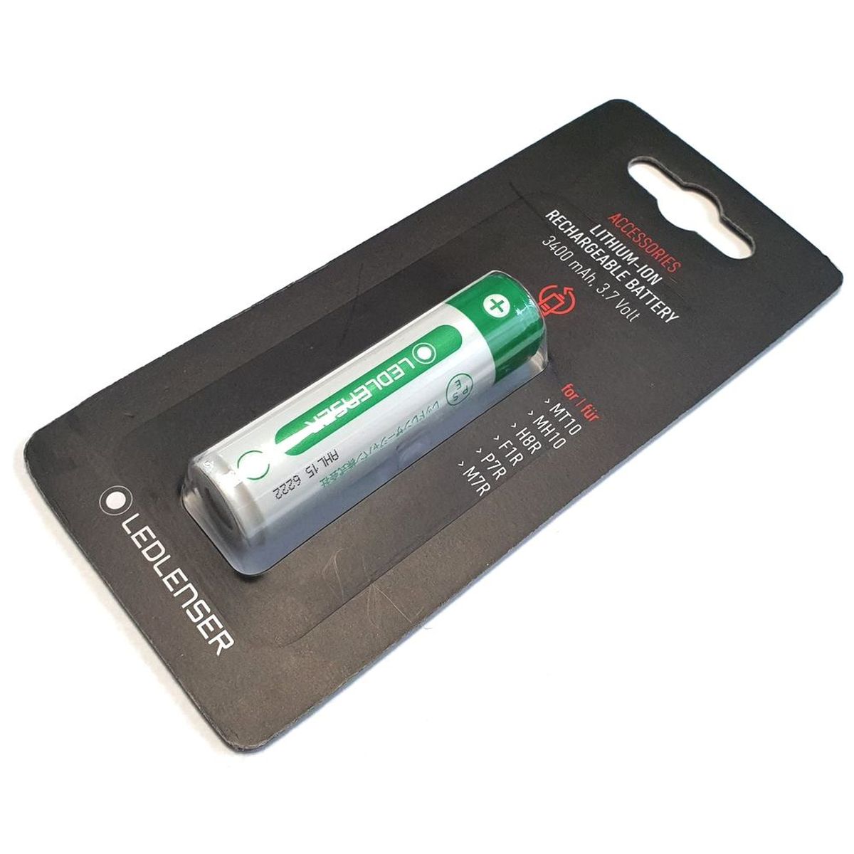 LEDLENSER® Akku Lithium Ion 3000 mAh 3,7V  für MT10 Mh10 H8R F1R P7R M7R