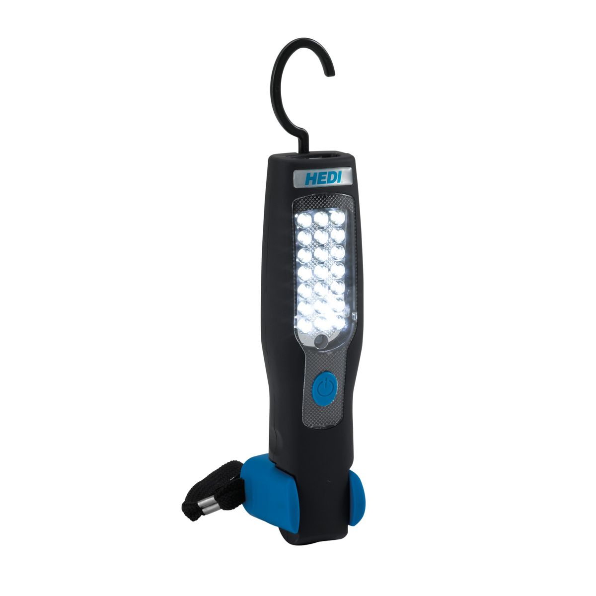 Akku Handlampe  LED HEDI® IP20 AL521LED  21 LED seitlich 5 LED oben als Taschenlampenfuktion