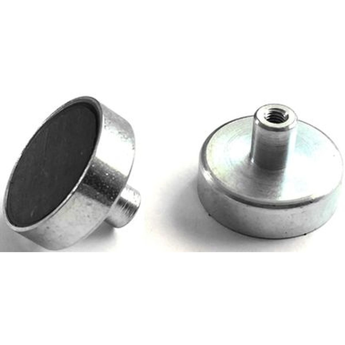 Rundflachmagnet Ø32mm M4 Zn  ca. 8kg Haftkraft