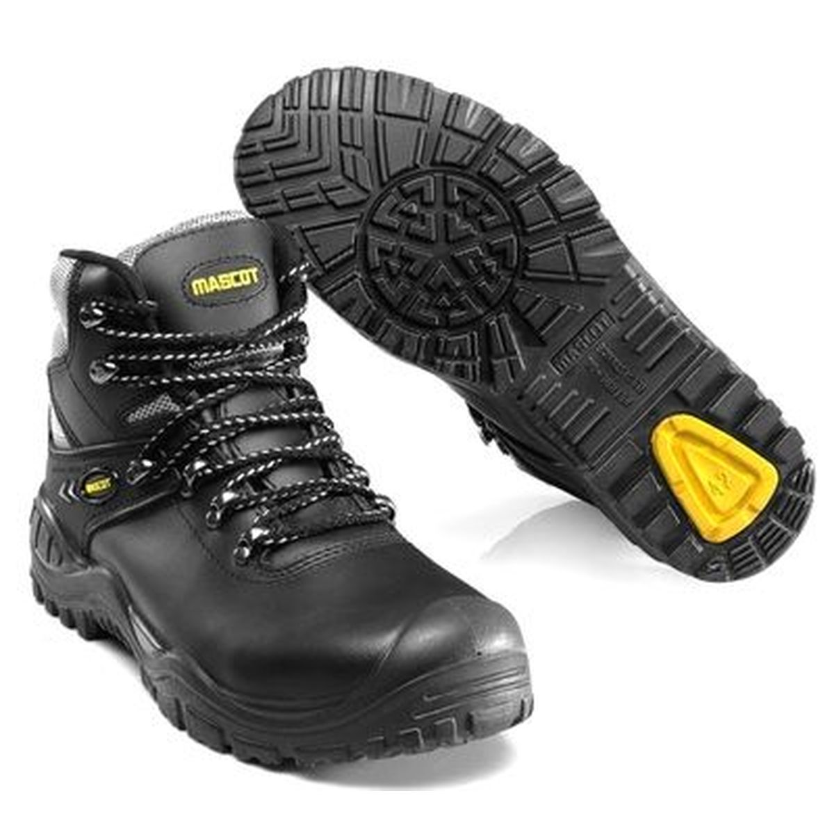 MASCOT® ELBRUS SAFETY BOOT S3 1143 BLACK Full grain