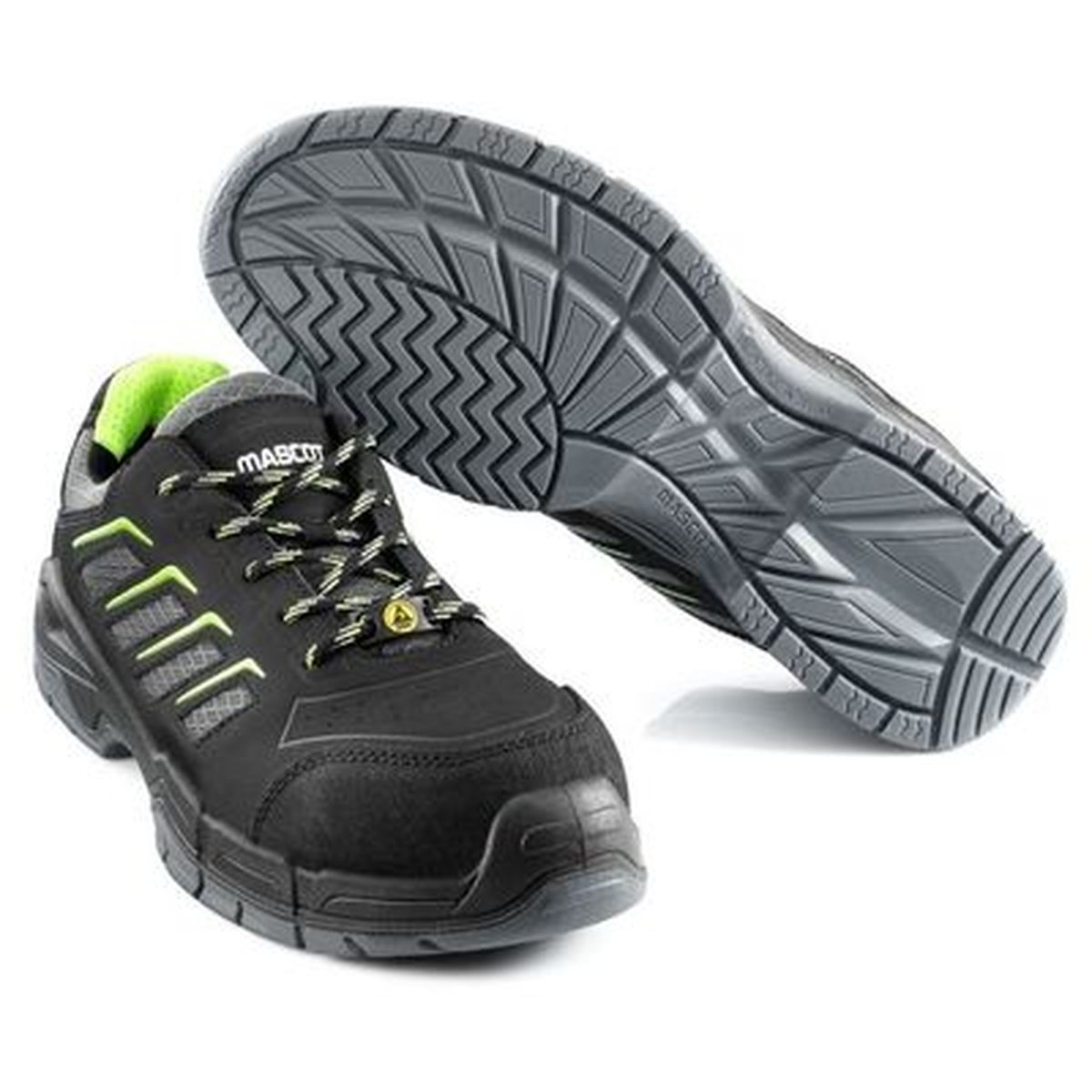 MASCOT® FUJIYAMA safety shoes S1 lady-size 8-39 black/green  