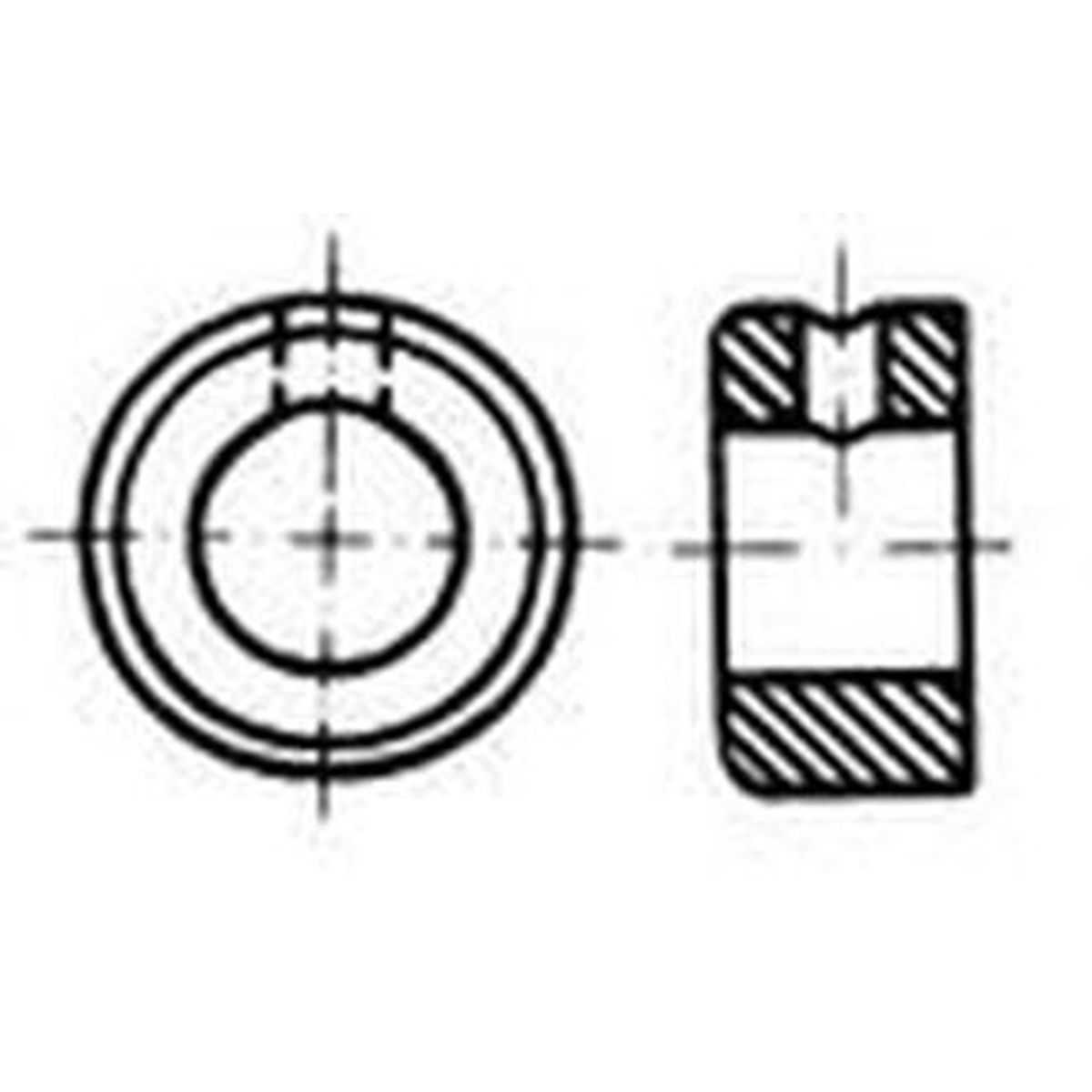 Stellring DIN705 A2 Ø6x12x8mm  