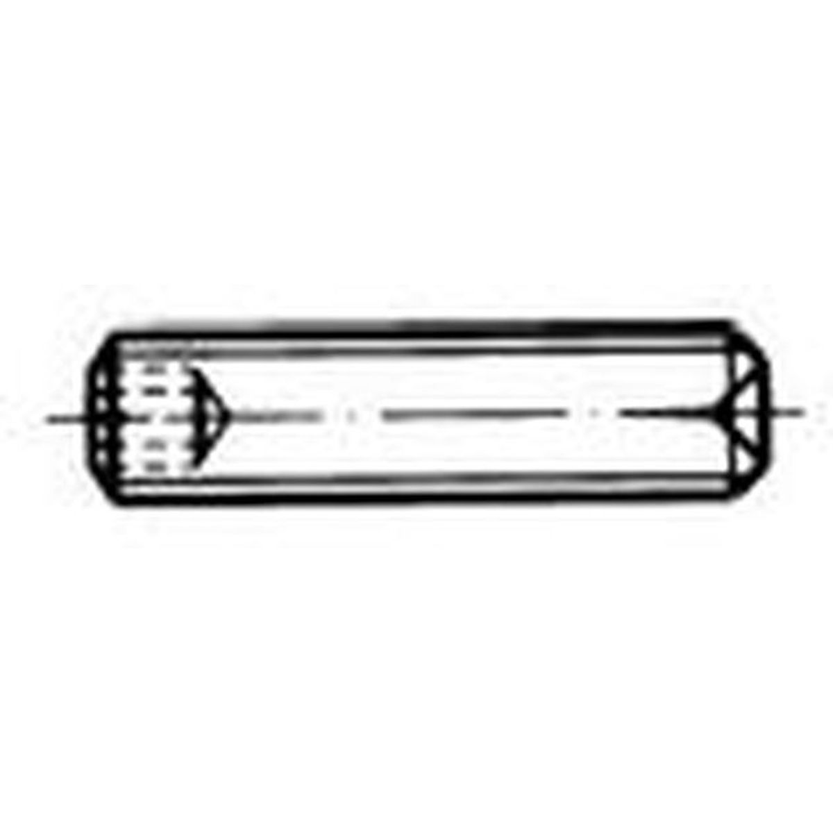 Gewindestift DIN916 / ISO4029 A1/A2 M4x12  