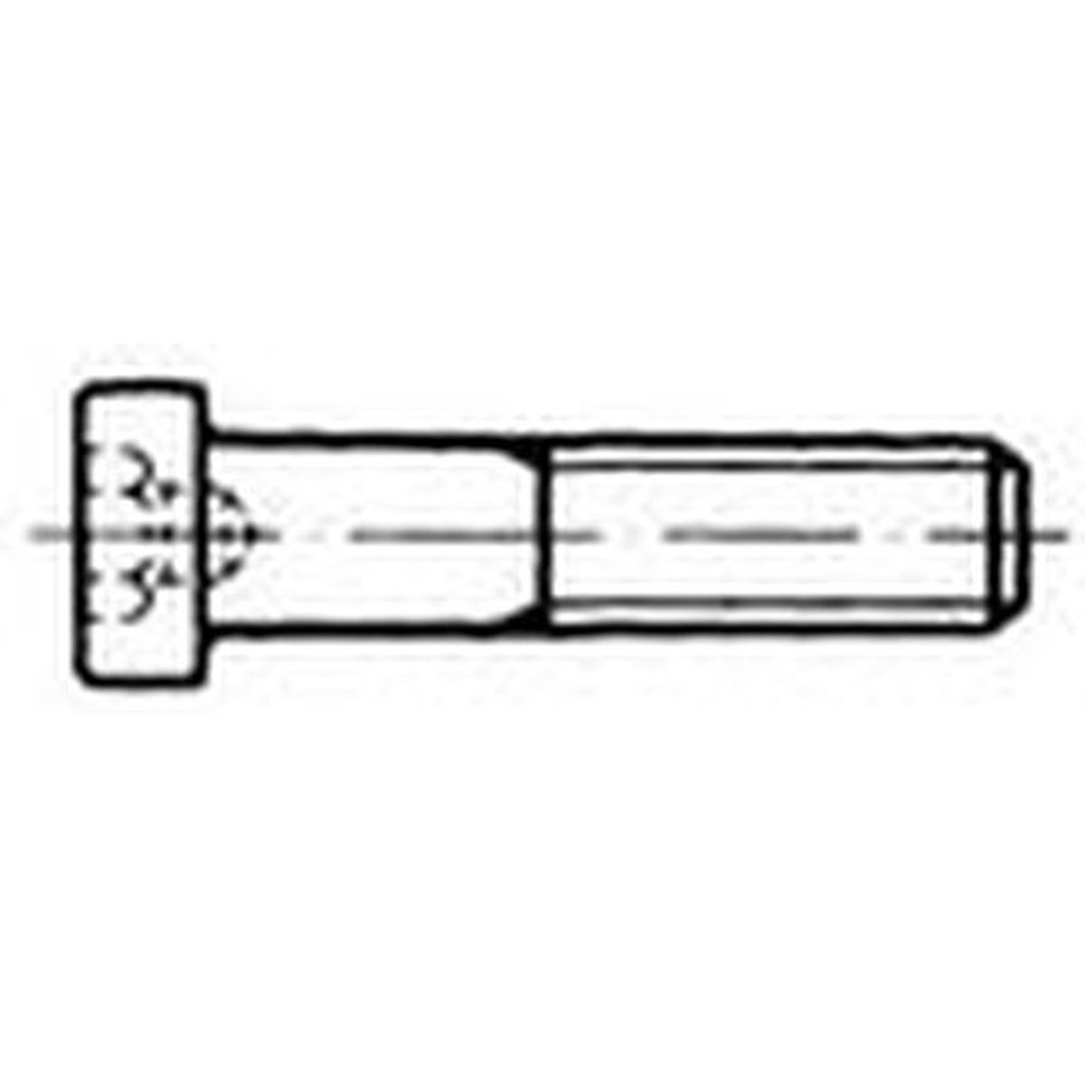 Schraube DIN6912 Fe 8.8 M4x8  