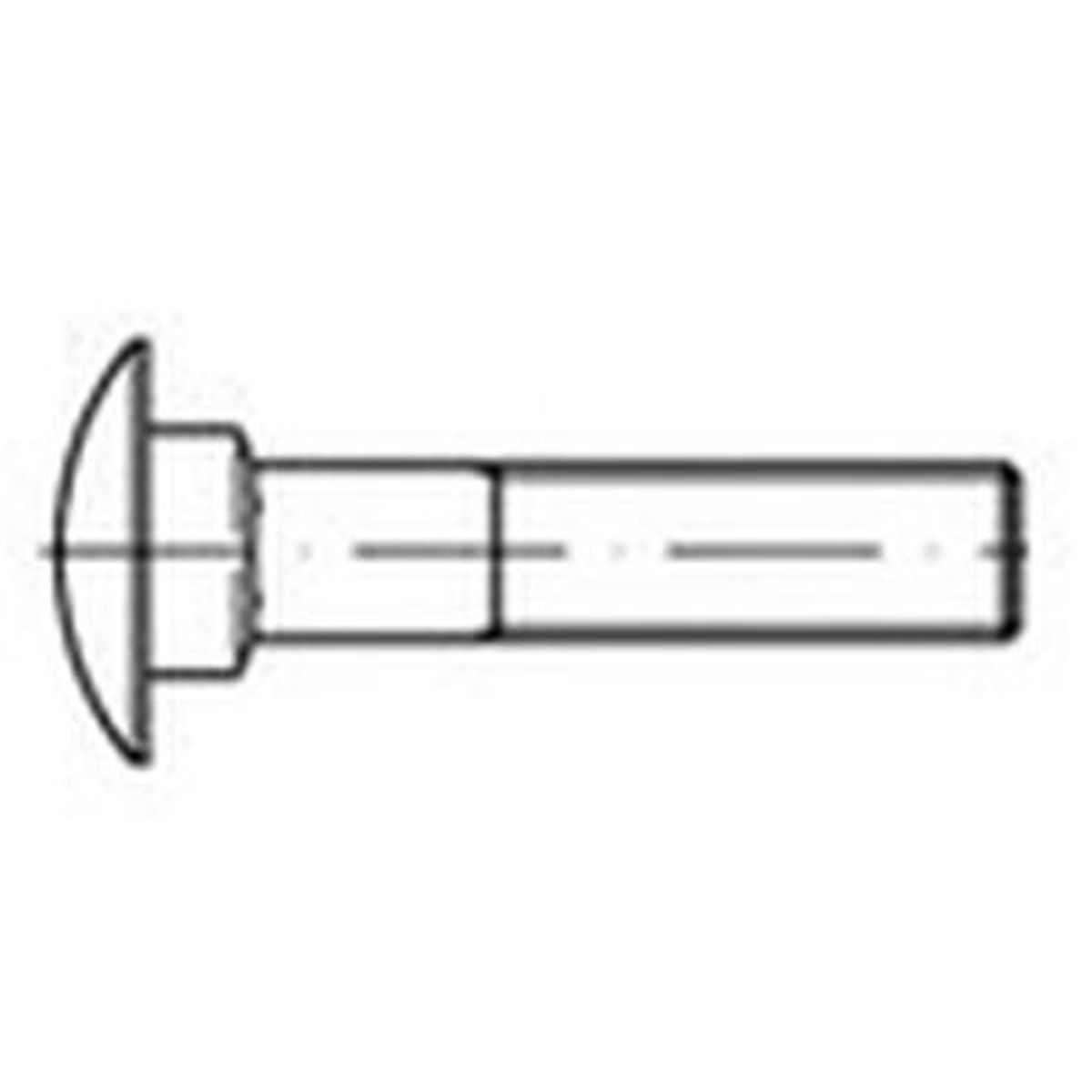 Schraube DIN603 Ms M5x20  