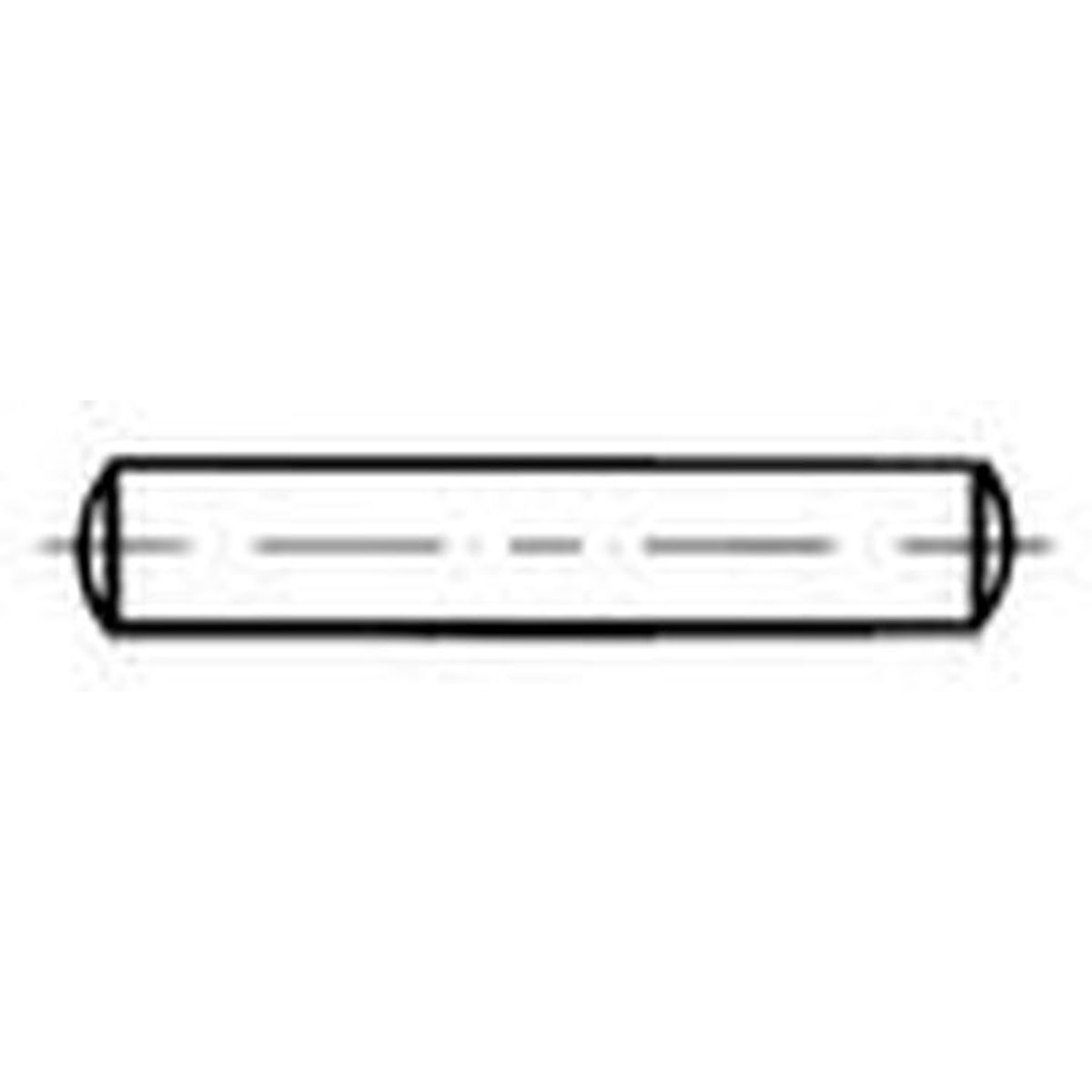 Zylinderstift DIN7 / ähnl. ISO2338 Fe Ø2x5 Toleranzfeld m6 
