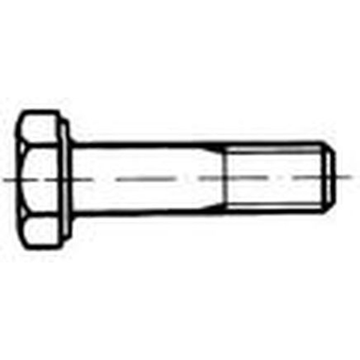 Schraube ISO4014 / ähnl. DIN931 ZN 5.6 M24x200 