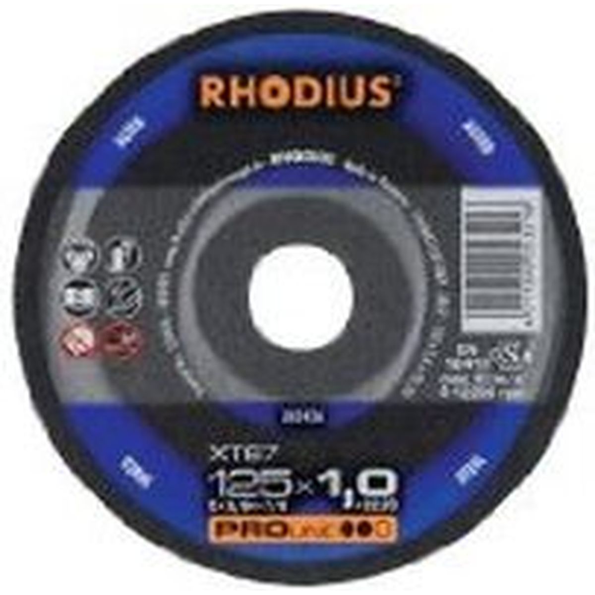 Rhodius Trennscheibe Form 41 XT67 Stahl  FT67M-Top Ø125x1mm