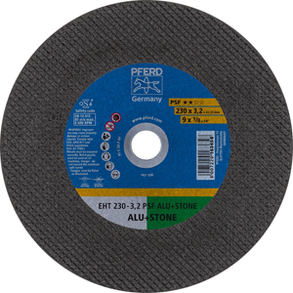 Pferd Trennscheibe Alu/Stein Ø230x3,2mm  EHT 230 - 3,2 PSF  