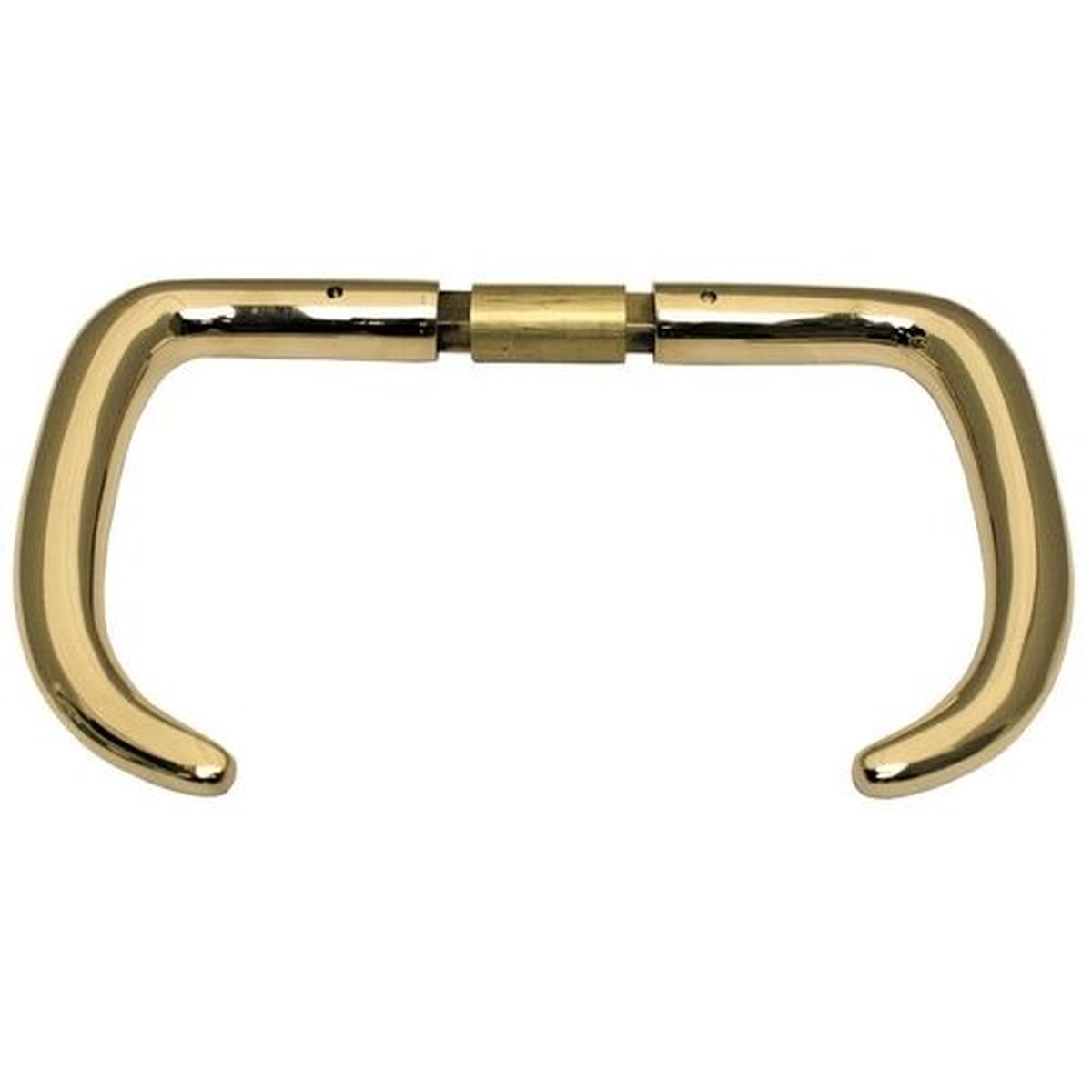 Brass Door handle set for rim locks 9mm spindle for doors 32-43 mm