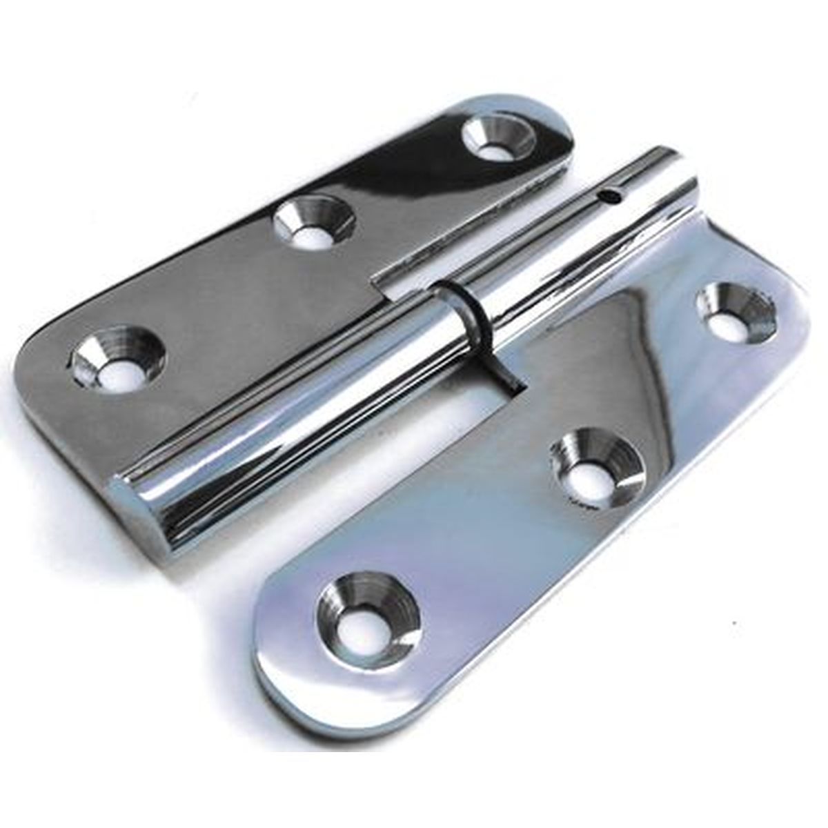 Brass chromed Hinge 110x96x3 mm DIN 81401 A right