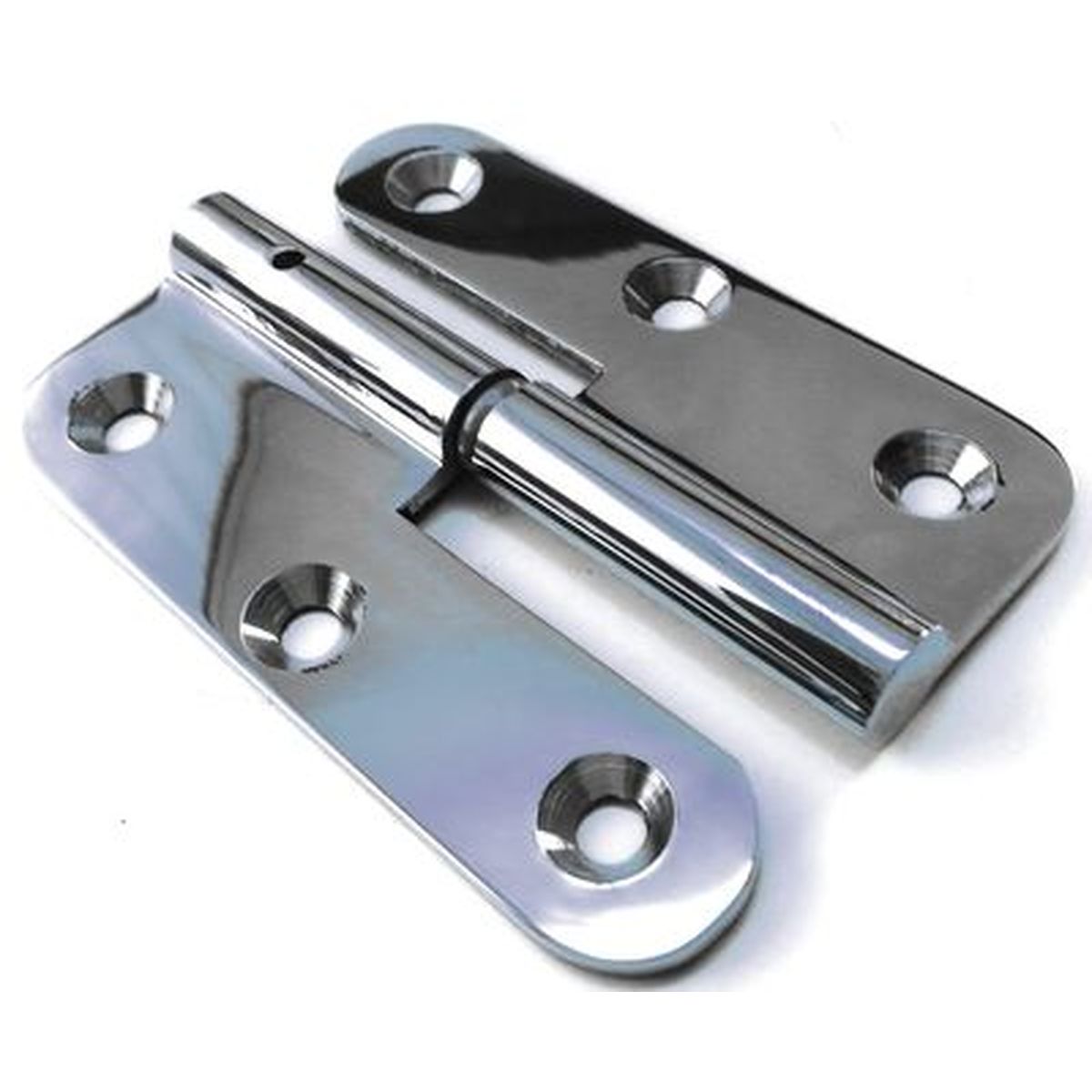 Brass chromed Hinge 110x96x3 mm DIN 81401 A left