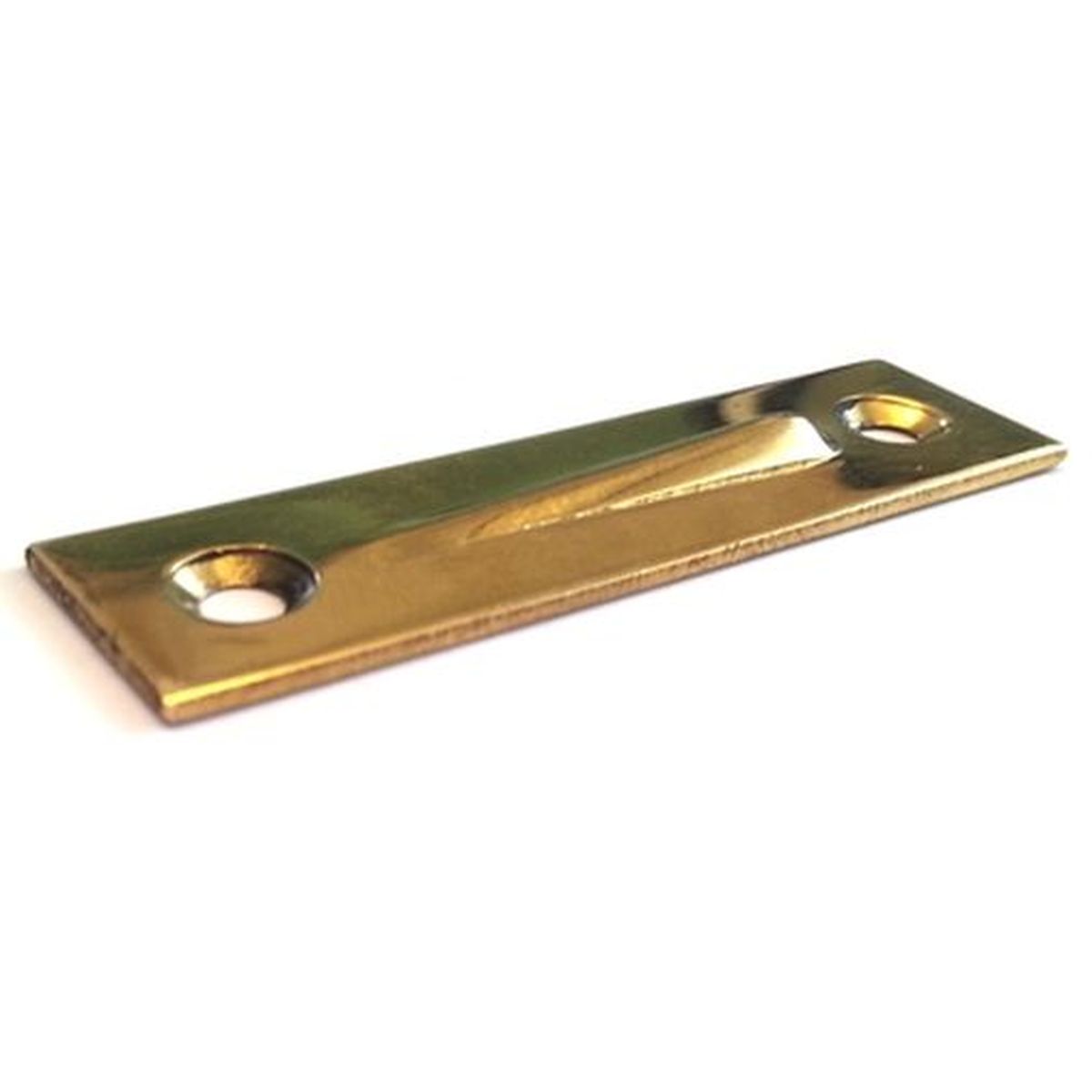 Brass Counterplate for turnbuckle 60x16x3 mm staBrassed