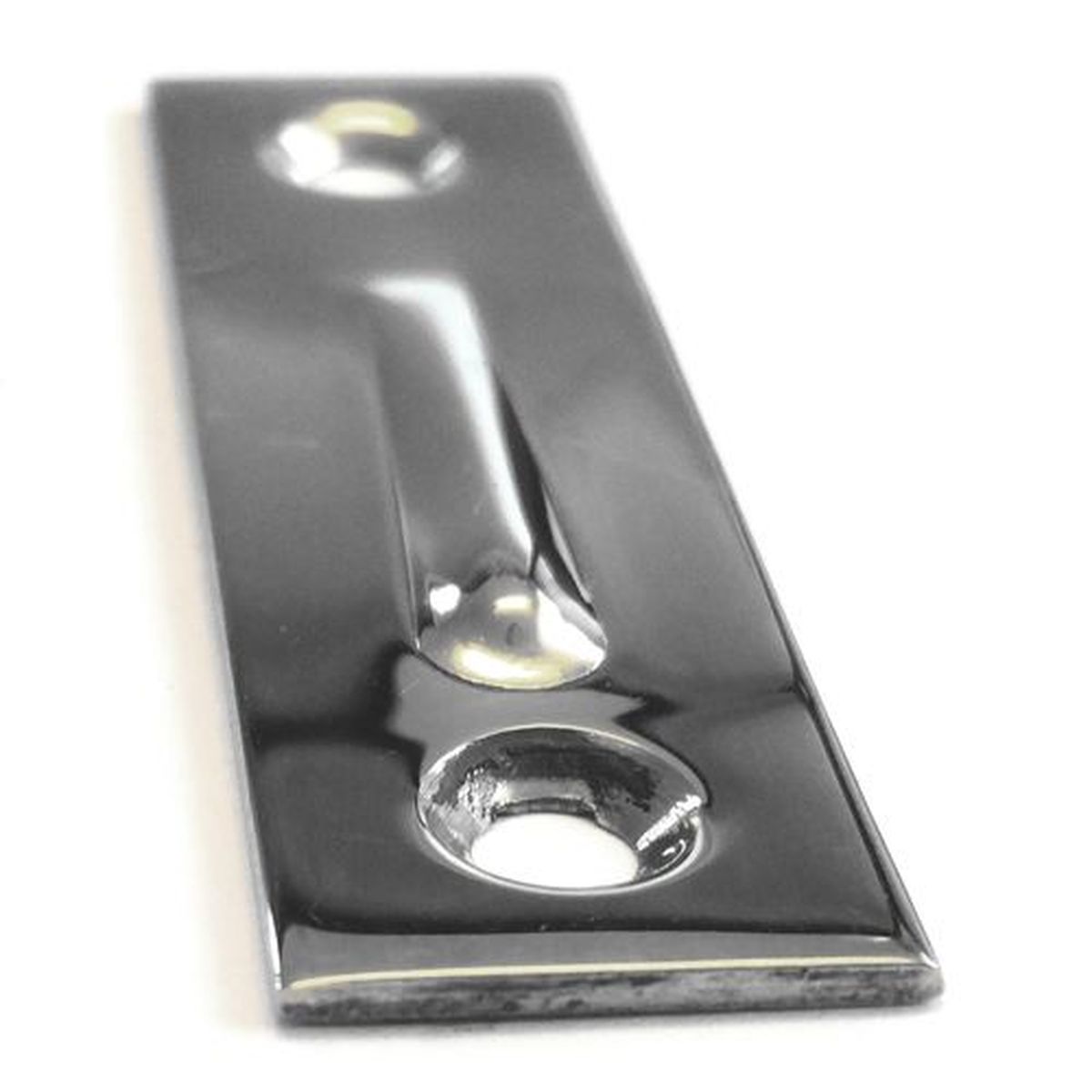 Brass chrome Counterplate for turnbuckle 60x16x3 mm staBrassed