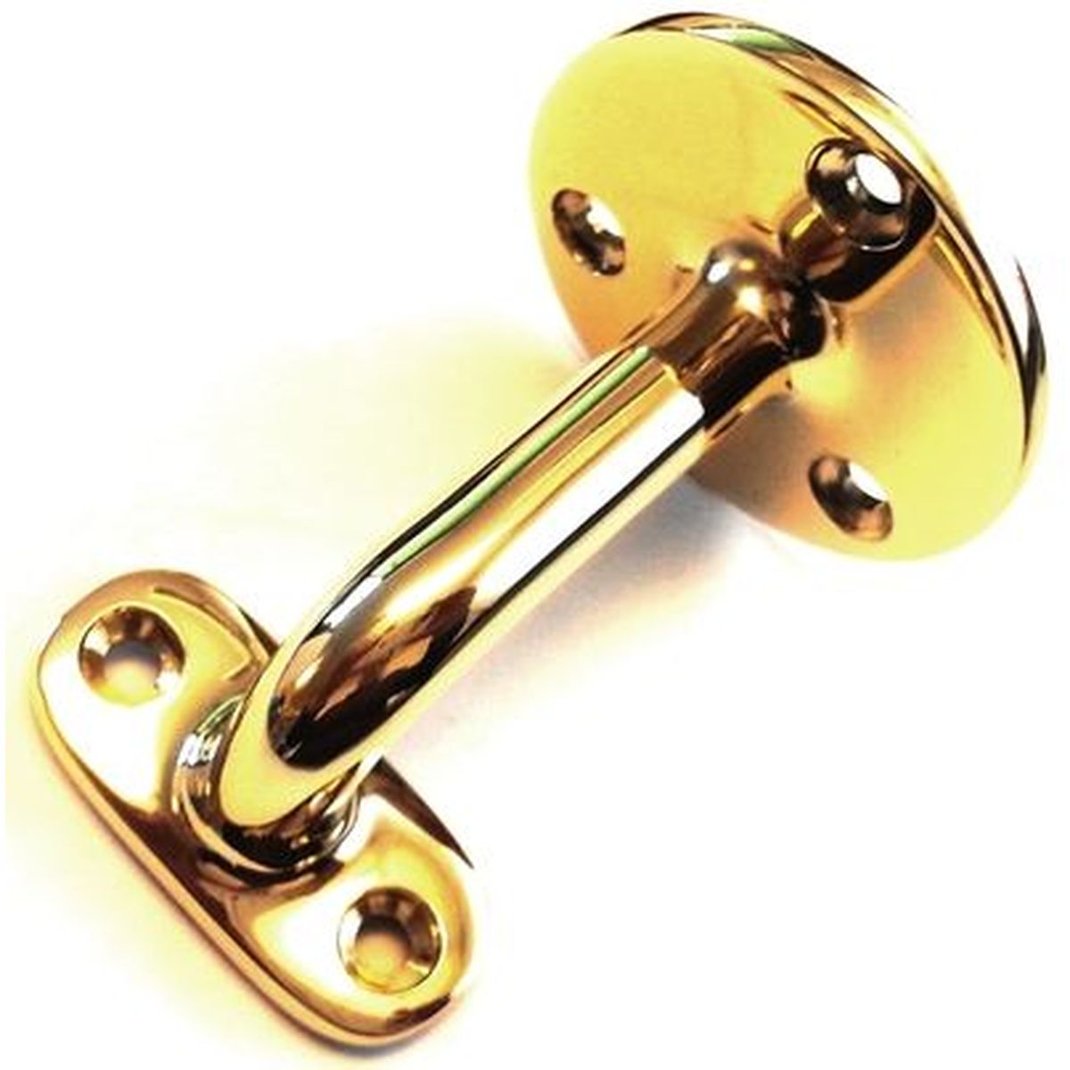 Brass Handrail bracket 65 mm oval support p  