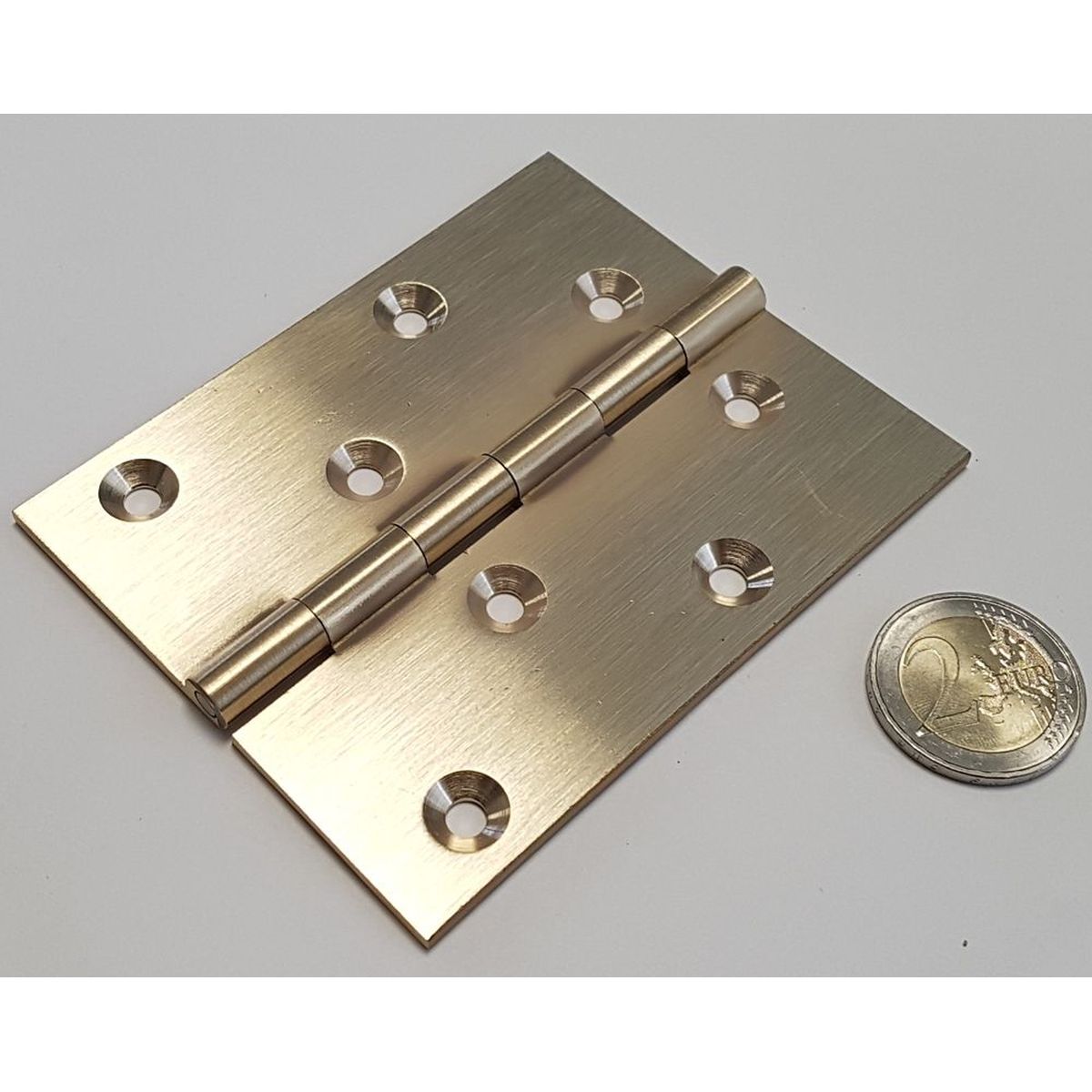 Brass hinge 100x80x3mm massive