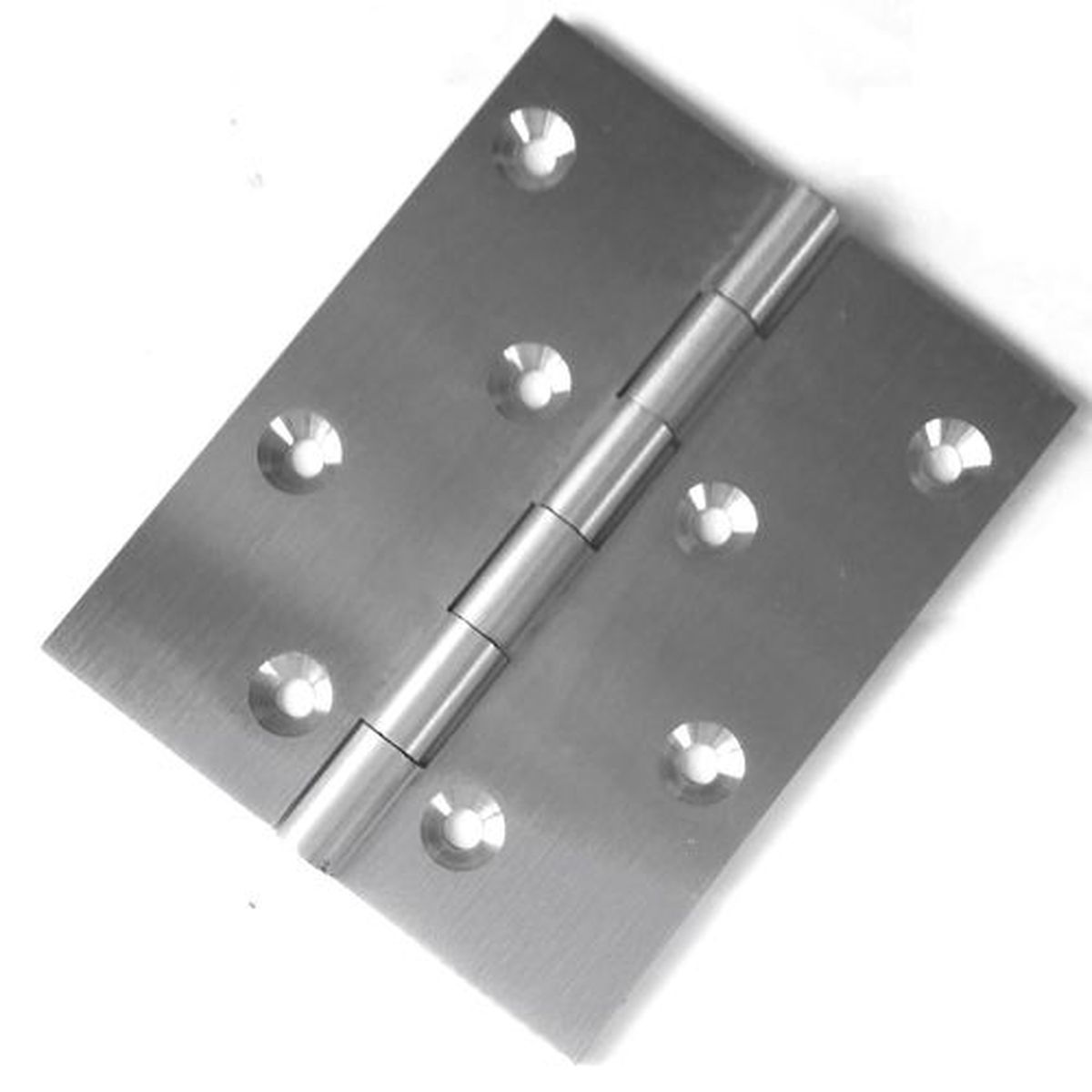 Brass chromed hinge 100x80x3mm massive