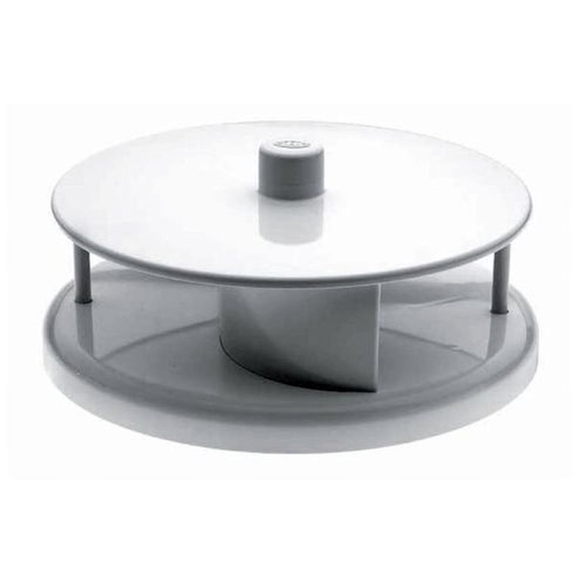 Rotierender Dachlüfter Ø240mm  RAL7035 grau Kunststoff