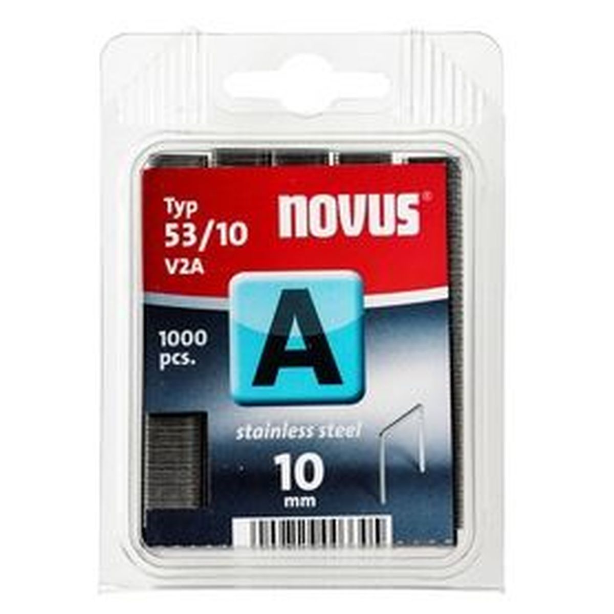 Staples A53 10mm/1000pcs stailess steel Novus/Steinel Edelstahl