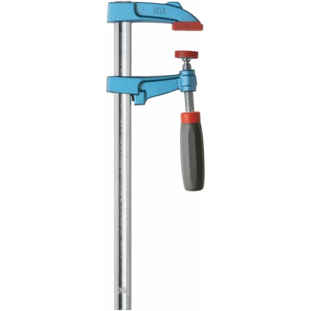 Urko Schraubzwinge 4000N kleine Super Extra Kunststoffgriff  4021-2K 200mm Steg 180x7mm Nutzausladung 55mm